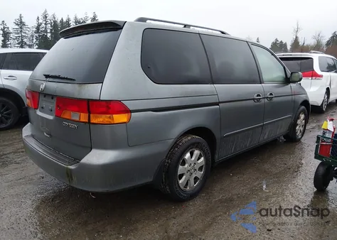 2002 Honda Odyssey Ex-L z USA, uszkodzony, nr VIN 5FNRL18992B032361